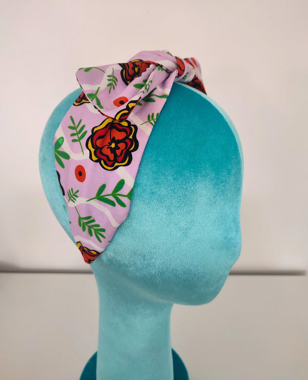 Studio Ashmeeta - Bow Headband Marigold Lilac