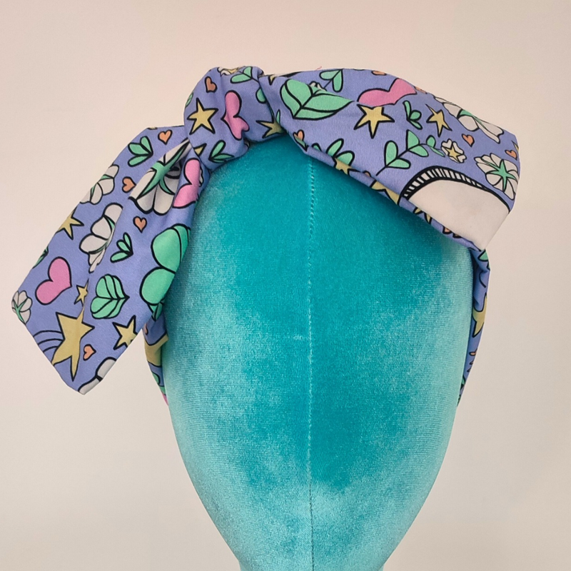 Studio Ashmeeta - Big Bow Headband Moonflower Pastel