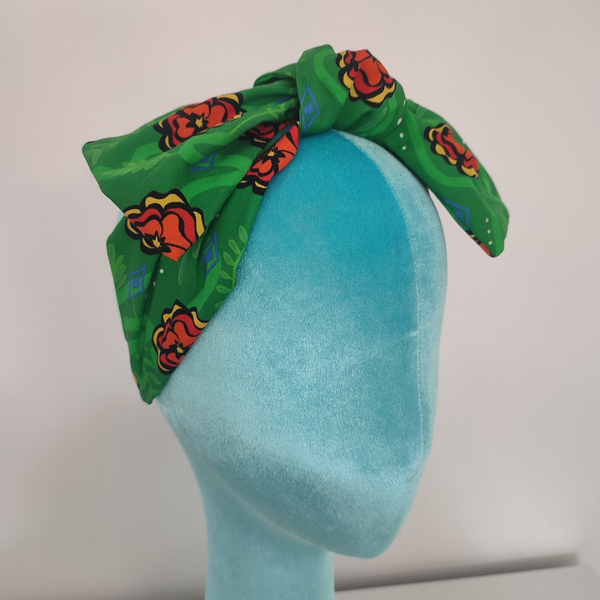 Studio Ashmeeta - Big Bow Headband Marigold Green