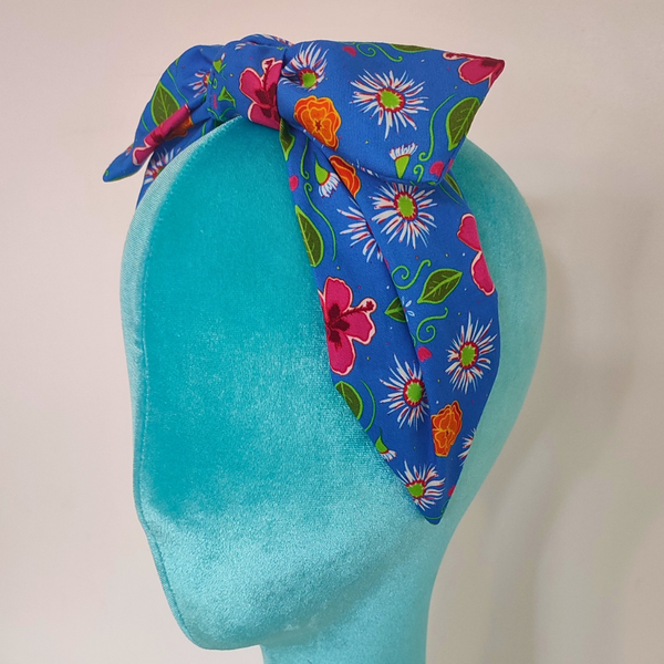 Studio Ashmeeta - Bow Headband Floating Flowers