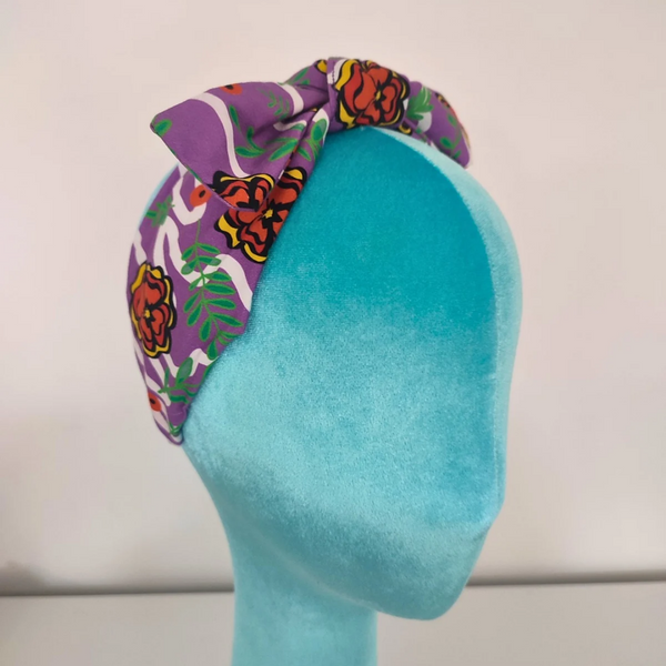 Studio Ashmeeta - Bow Headband Marigold Purple