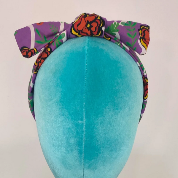 Studio Ashmeeta - Bow Headband Marigold Purple