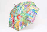 Debra Hood - Brisbane Saffron Sunset Umbrella - Straight with Curved Handle